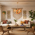 Lustre en cornaline
