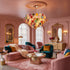 Lustre en cornaline