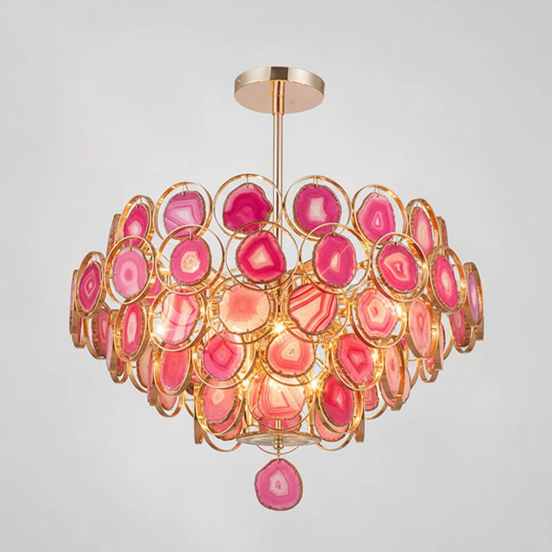 Lustre en cornaline