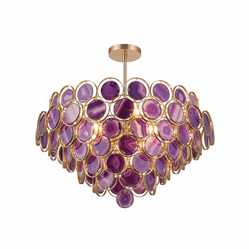 Lustre en cornaline