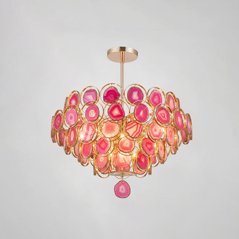 Lustre en cornaline