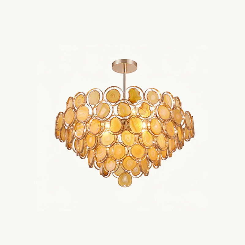 Lustre en cornaline