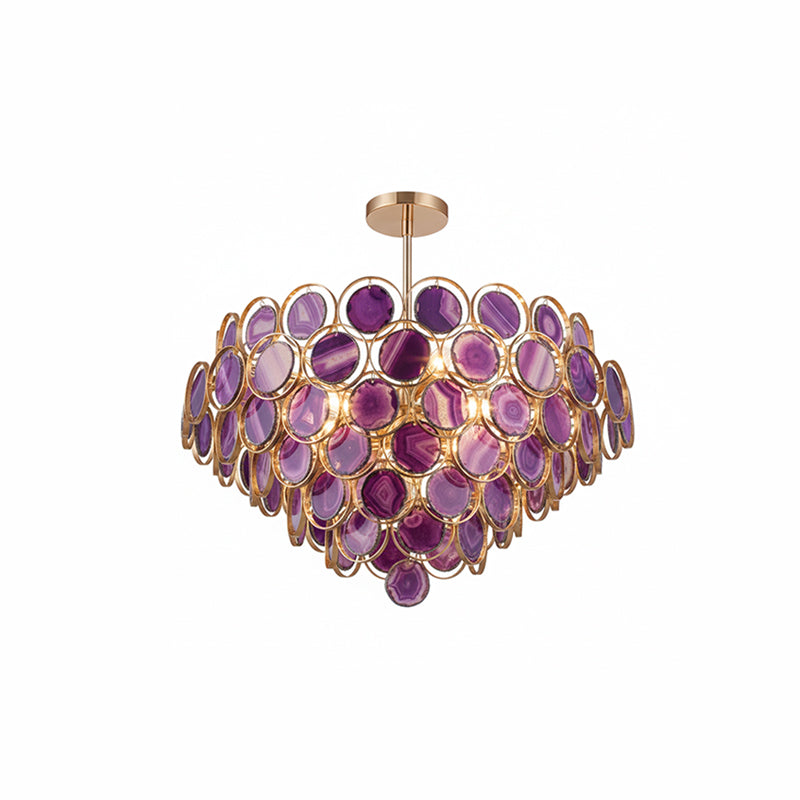 Lustre en cornaline