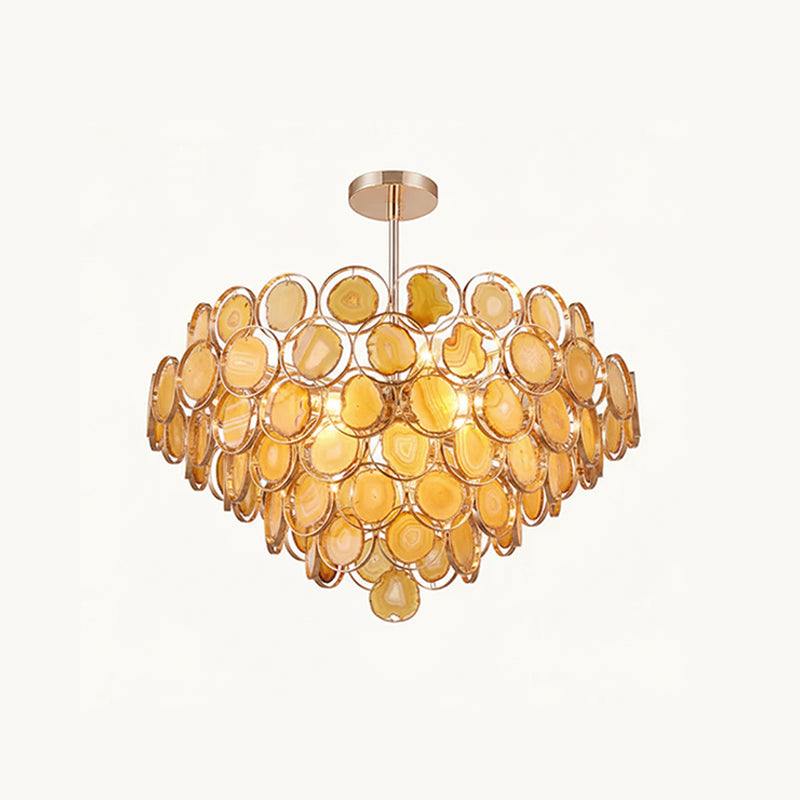 Lustre en cornaline