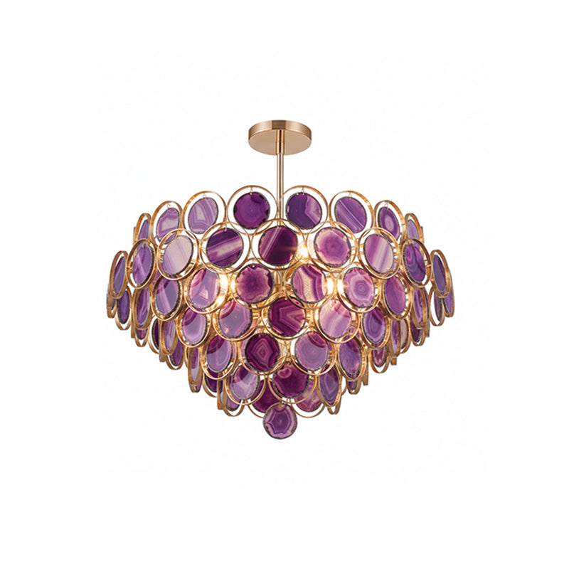 Lustre en cornaline
