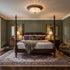 Cecilie Carved Ceiling Lamp