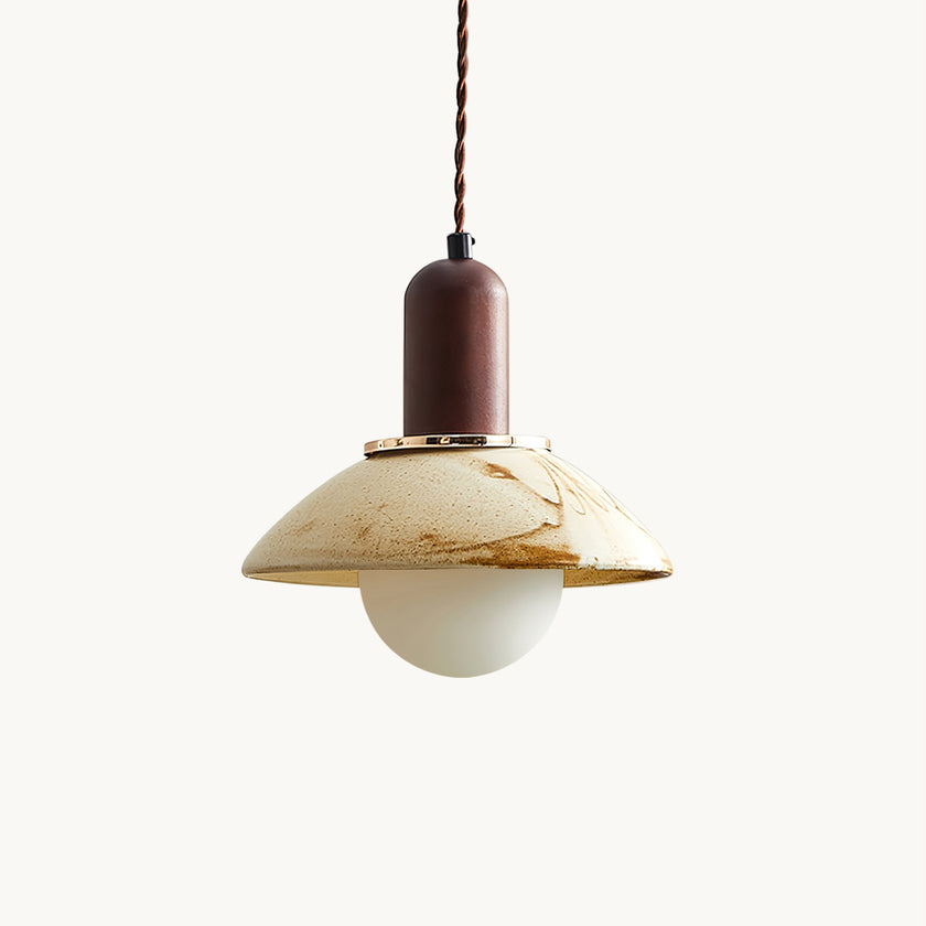 Ceramic Cup Lid Pendant Light