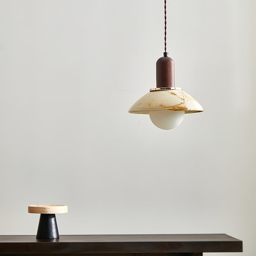 Ceramic Cup Lid Pendant Light