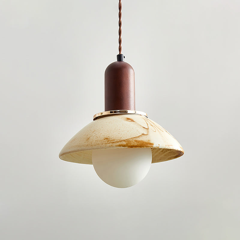 Ceramic Cup Lid Pendant Light