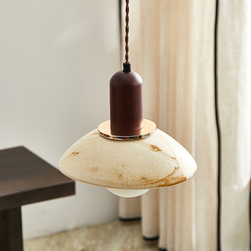 Ceramic Cup Lid Pendant Light