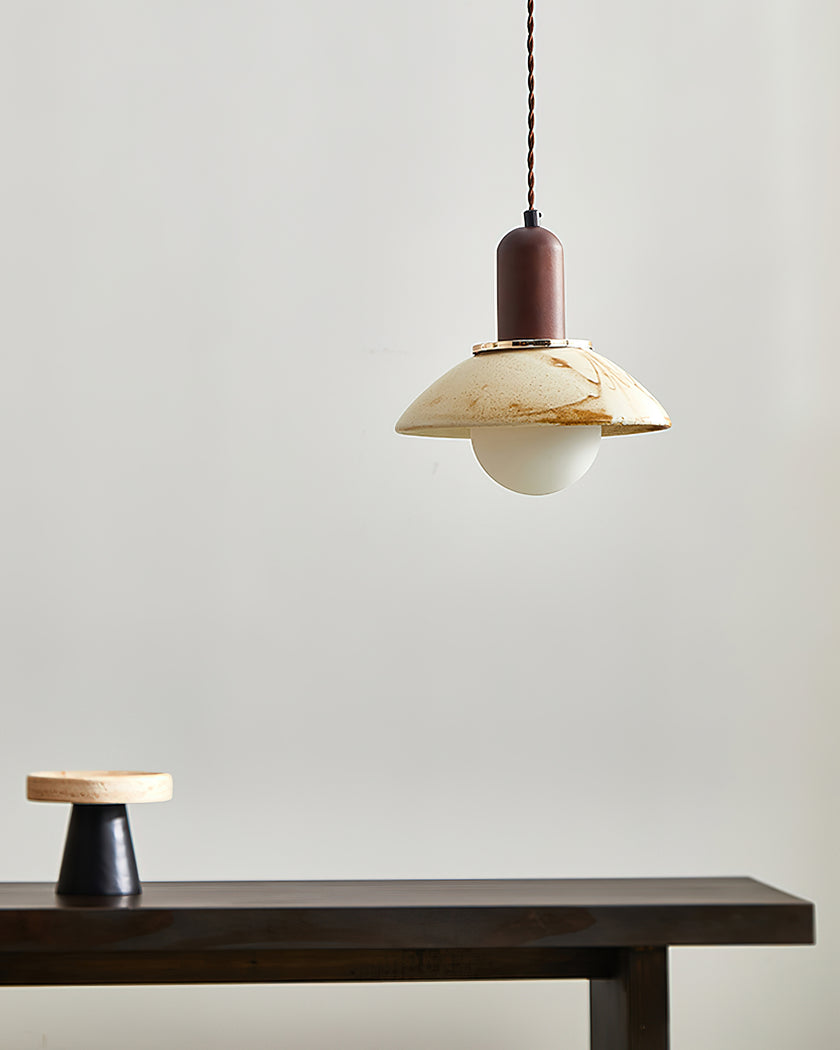 Ceramic Cup Lid Pendant Light