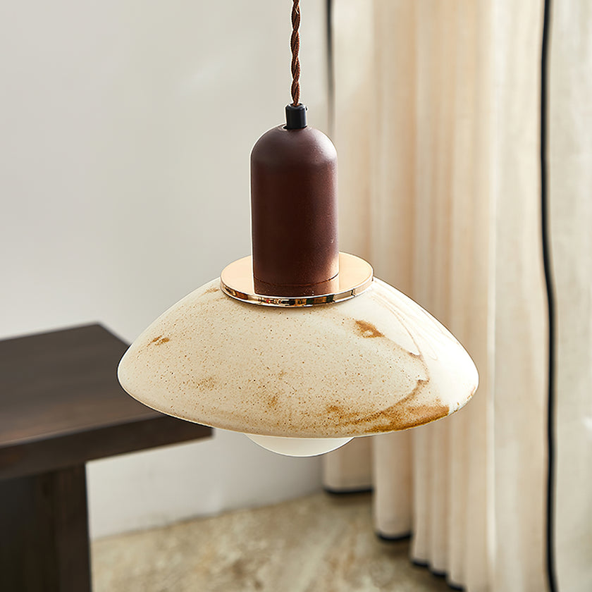 Ceramic Cup Lid Pendant Light