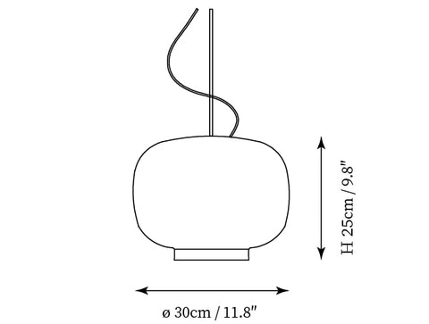 Cesta Pendant Lamp — Dimension drawings 1
