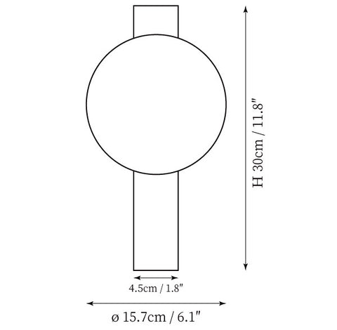 Applique Circ 3720 — Disegni dimensionali 1