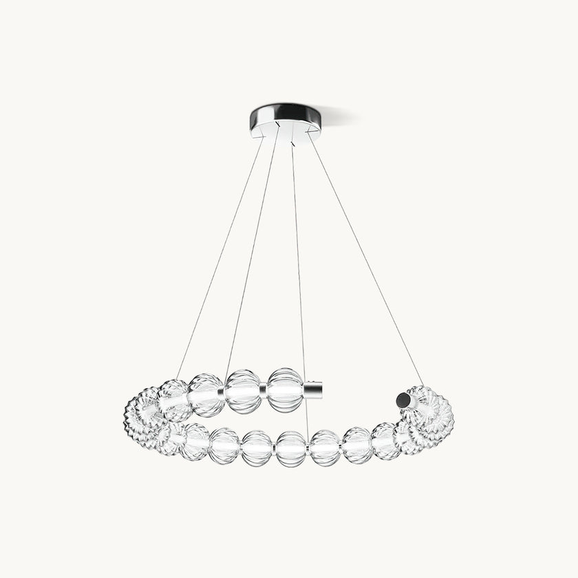 Circular Ring Pearl Chandelier