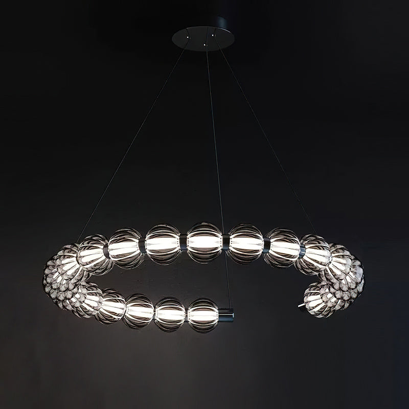 Circular Ring Pearl Chandelier