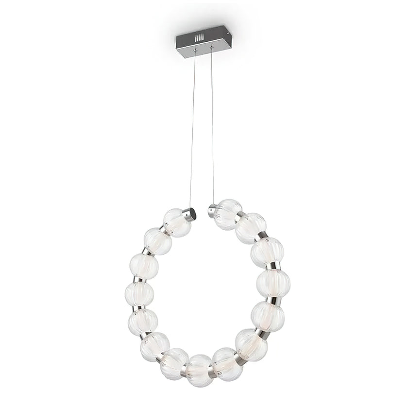 Circular Ring Pearl Chandelier