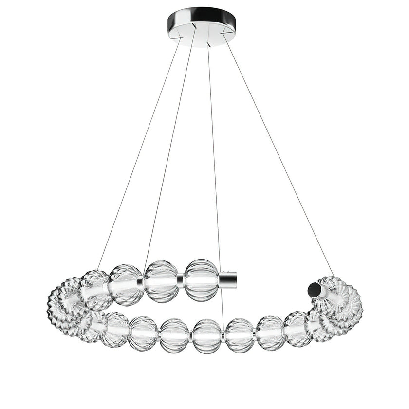 Circular Ring Pearl Chandelier