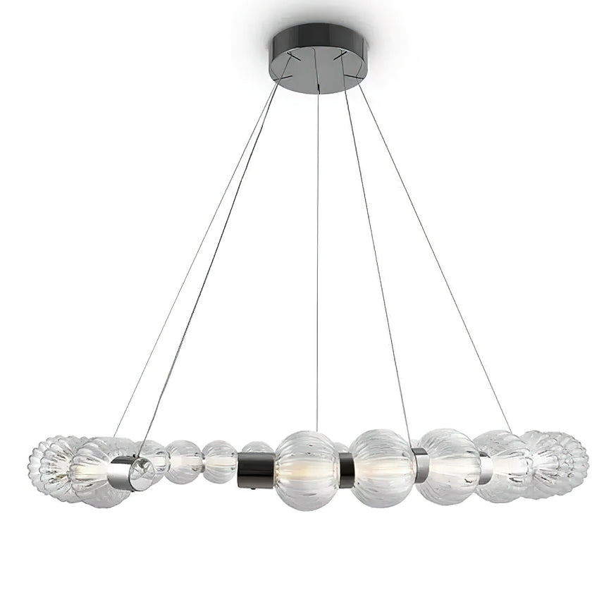 Circular Ring Pearl Chandelier