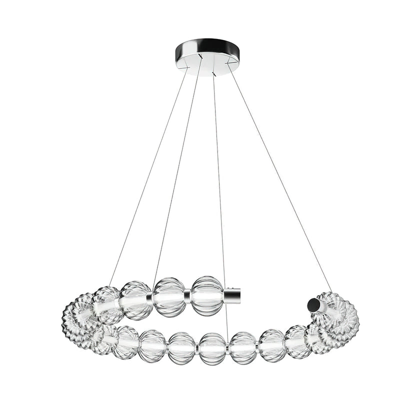 Circular Ring Pearl Chandelier