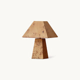 Lámpara de Mesa Clburl Burl Wood