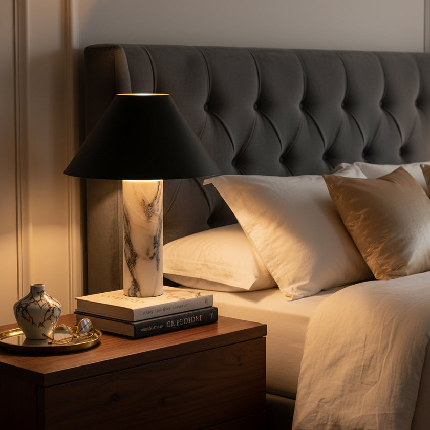 Cline Marble Table Lamp