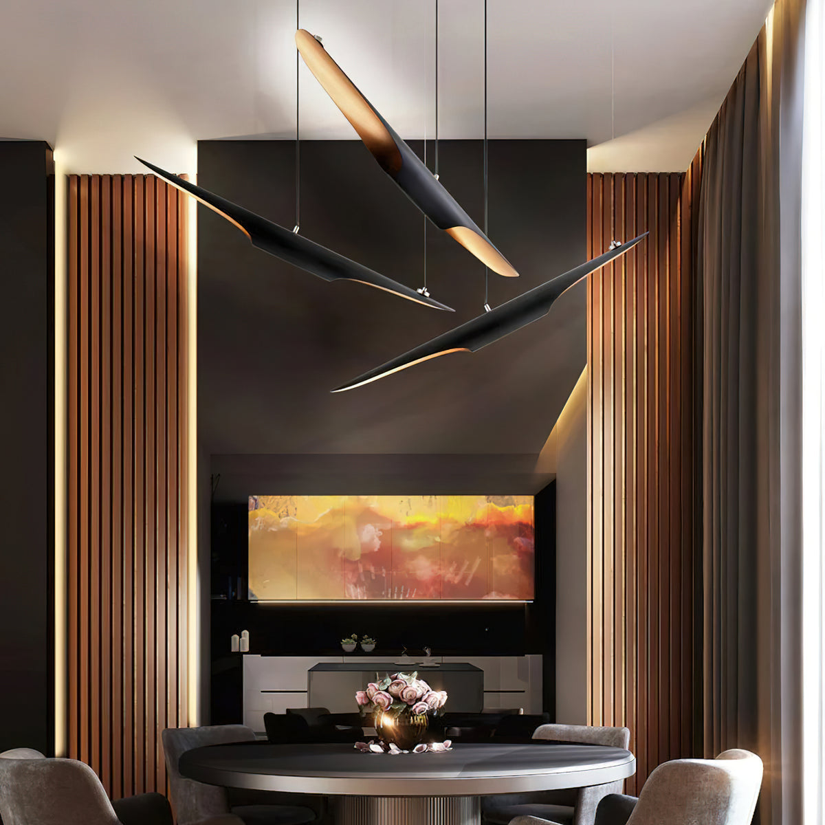 Coltrane Pipe Pendant Light – detail 2