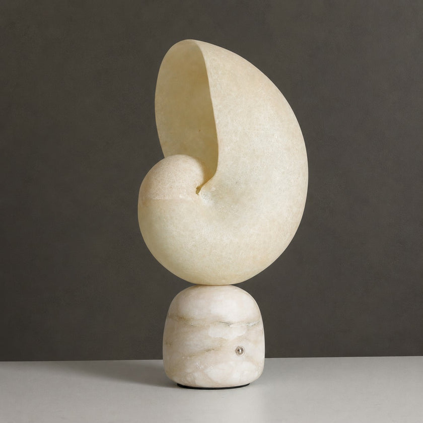 Conch Alabaster Table Lamp