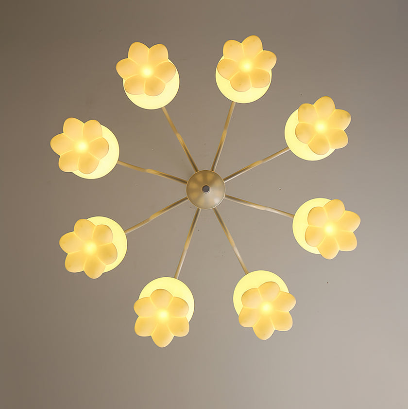 Cone Flower Chandelier