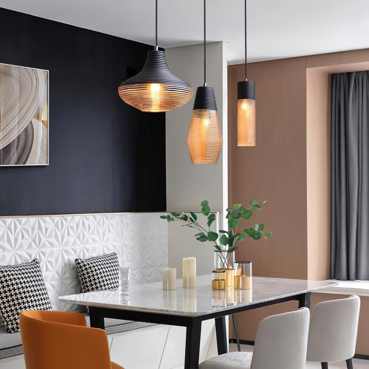 Corrugated Pendant Lamp – detail 2