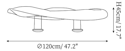 Cosmic Angel Suspension — Dimensioentekeningen 1