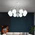 Cream Glass Ball  Chandelier