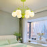 Cream Glass Ball  Chandelier