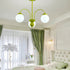 Cream Glass Ball  Chandelier