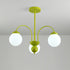 Cream Glass Ball  Chandelier