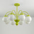 Cream Glass Ball  Chandelier