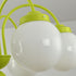 Cream Glass Ball  Chandelier