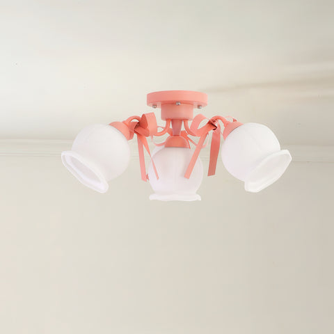 Cream Glass Bud Ceiling lamp – detail 15