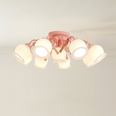 Cream Glass Bud Ceiling lamp – detail 17