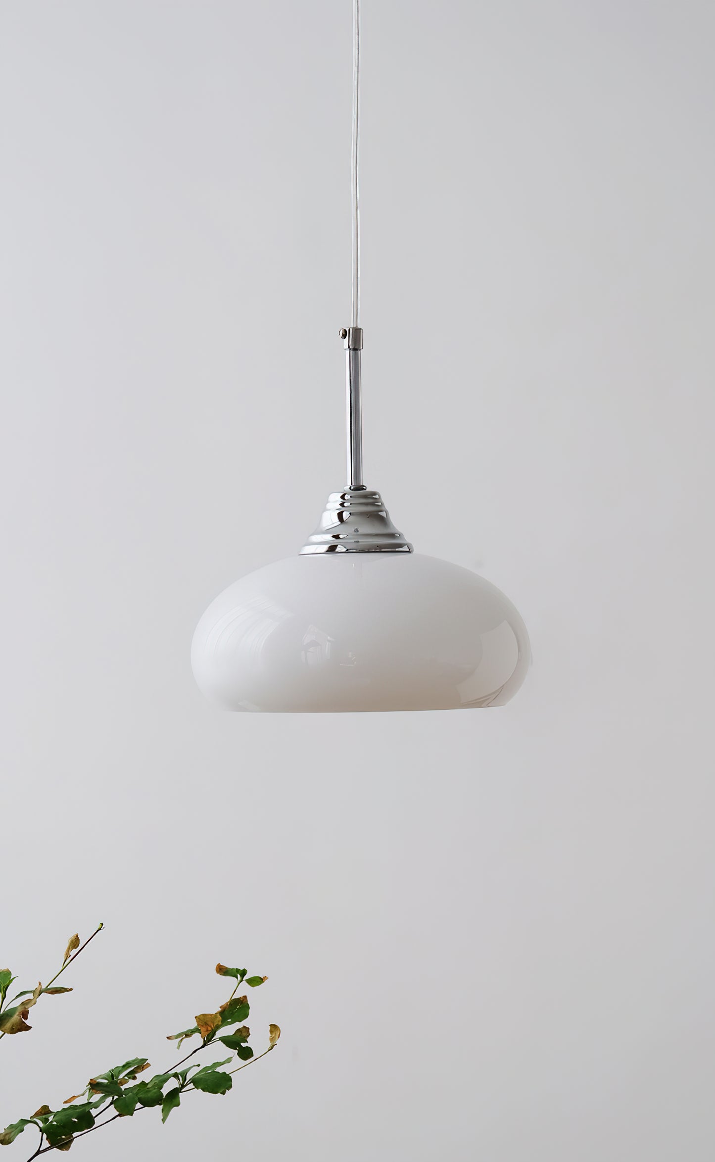 Cream Glass Pendant Lamp