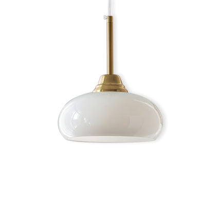 Cream Glass Pendant Lamp