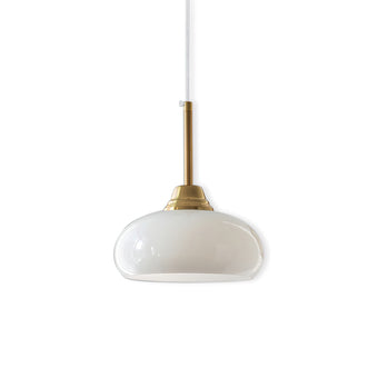 Cream Glass Pendant Lamp