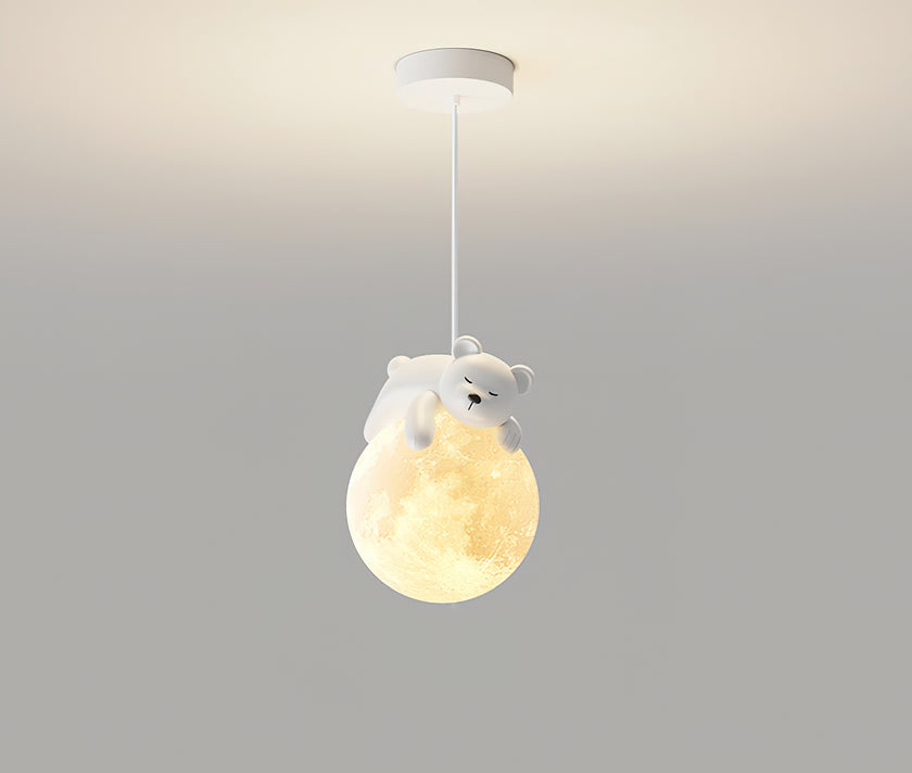 مصباح قلادة على شكل حيوان كريمي