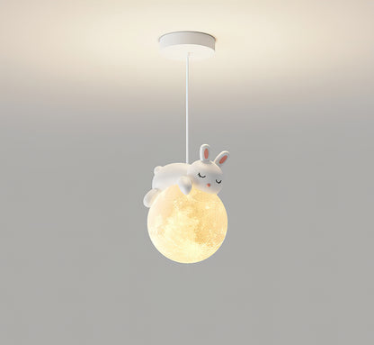 Cream Style Animal Pendant Lamp