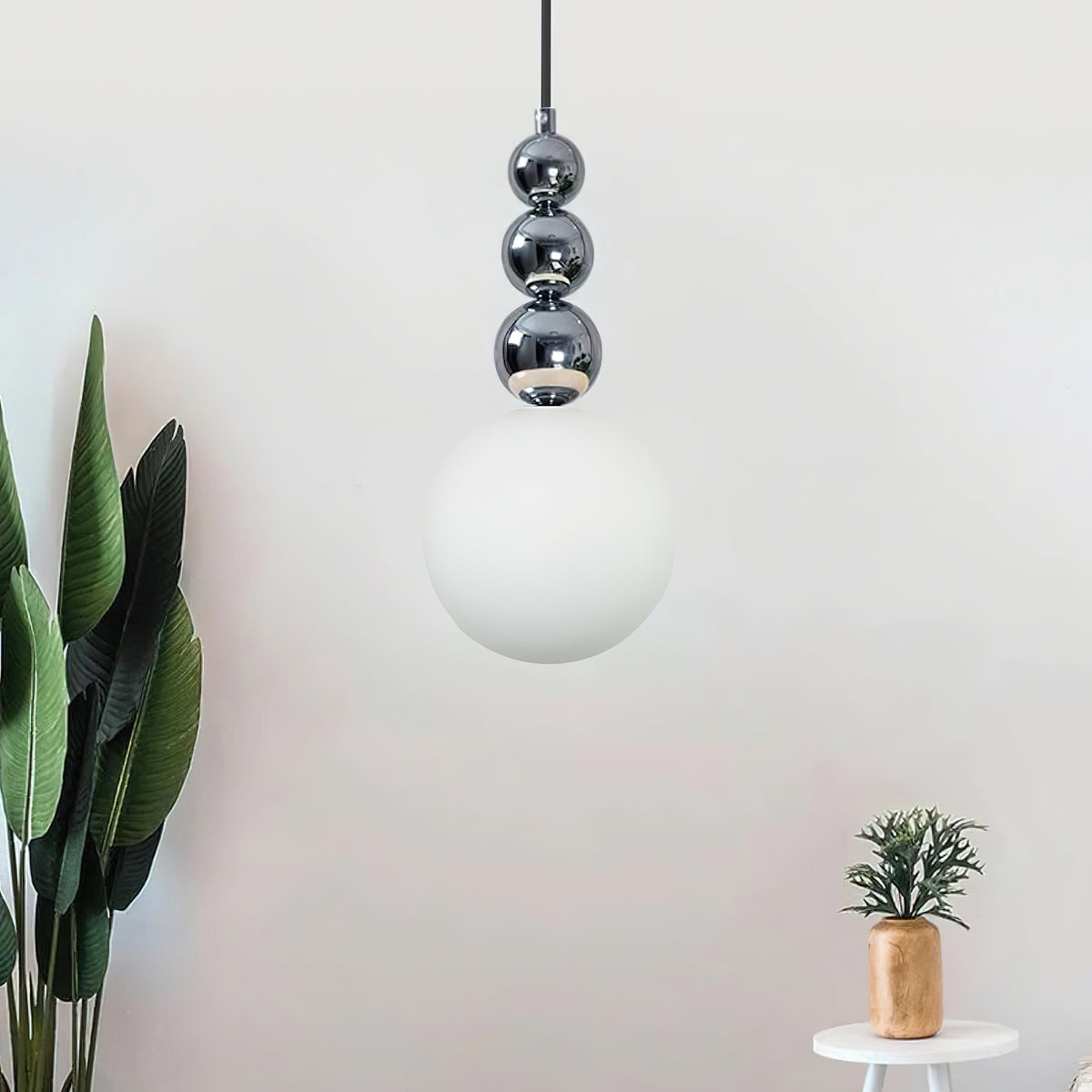 Creative Gourd Glass Pendant Lamp – detail 2
