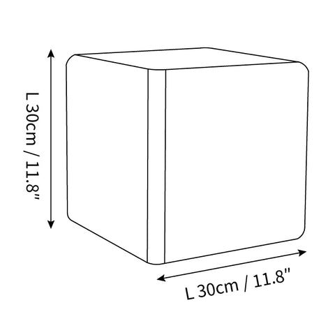 L 11.8″ x H 11.8″ / L 30cm x H 30cm