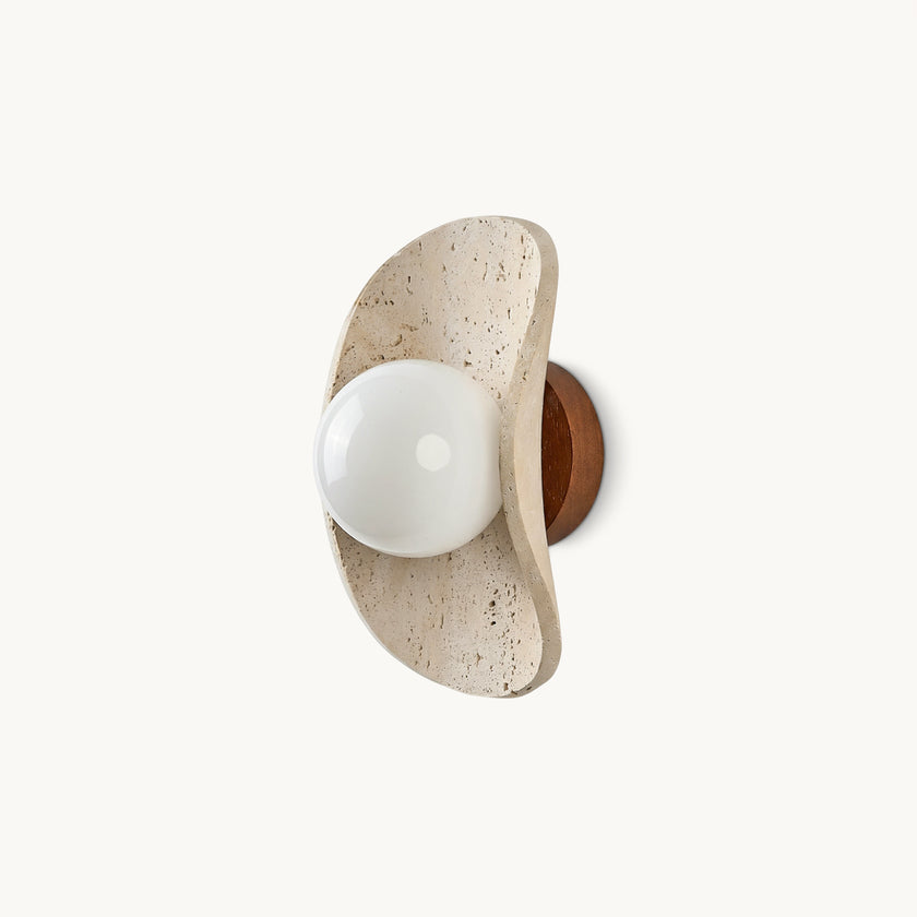 Cresia Travertine Wall Lamp