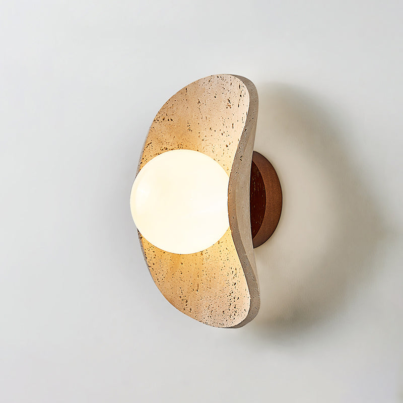Cresia Travertine Wall Lamp