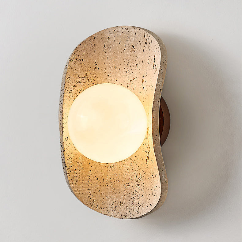 Cresia Travertine Wall Lamp