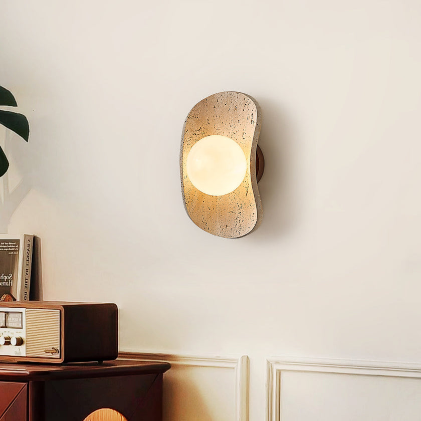 Cresia Travertine Wall Lamp